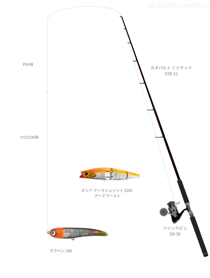 カタパルト リミテッド S78-12を使用した最強キャスティングタックル