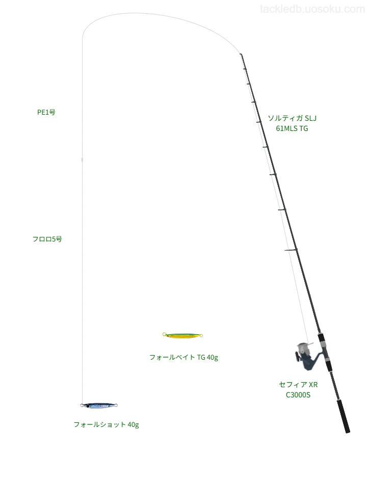 SLJに関するタックル、仕掛け図解