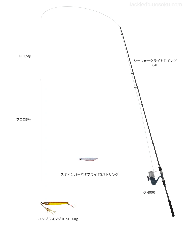 SLJに関するタックル、仕掛け図解