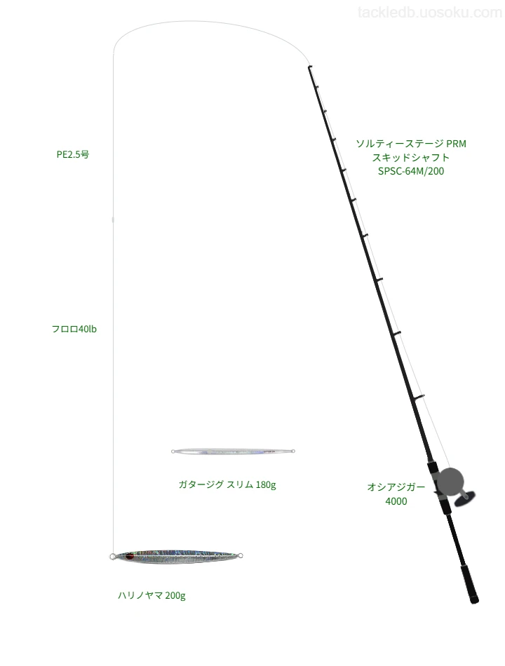 ソルティーステージ PRM スキッドシャフト SPSC-64M/200の仮想使用におけるインプレッション