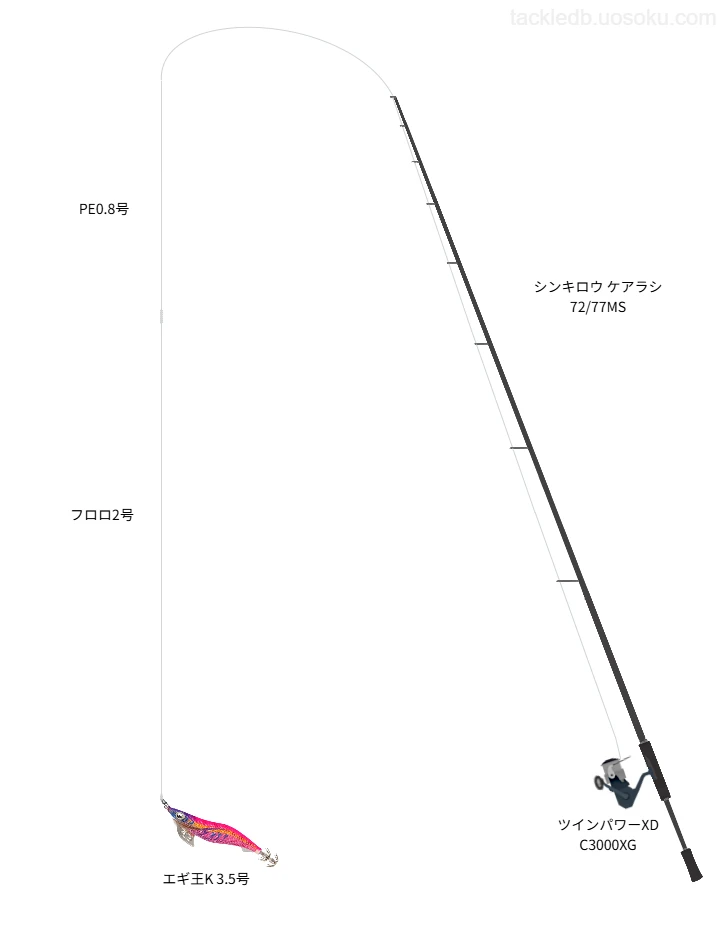 バニ エギング マックスパワーPE X9によるエギング