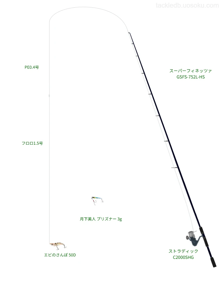 【館山周辺】エビのさんぽ 50Dを活かすライトゲームタックル【仮想インプレ】