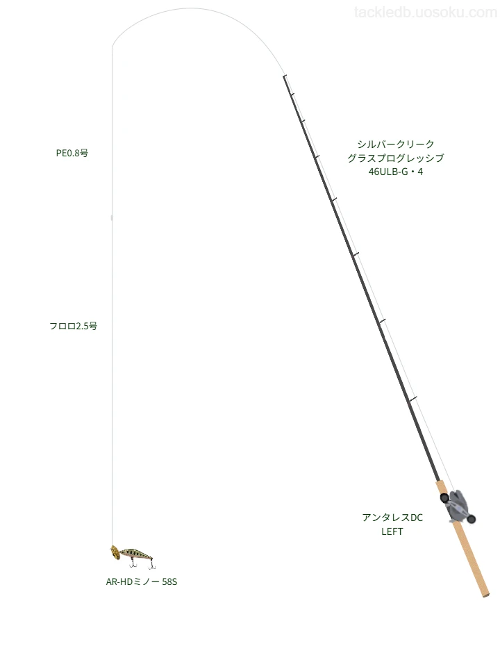 ネイティブトラウトに関するタックル、仕掛け図解