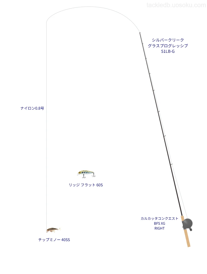 ネイティブトラウトに関するタックル、仕掛け図解