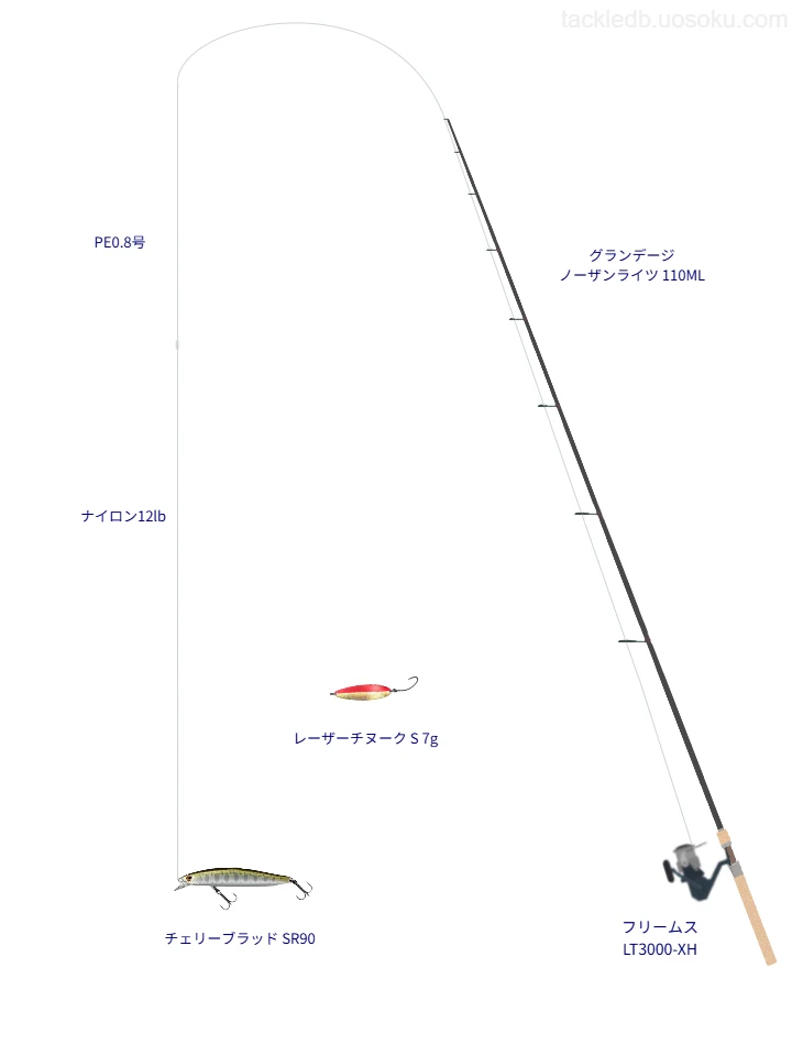 グランデージ ノーザンライツ 110MLとミノーによるトラウトタックル【Vインプレ】