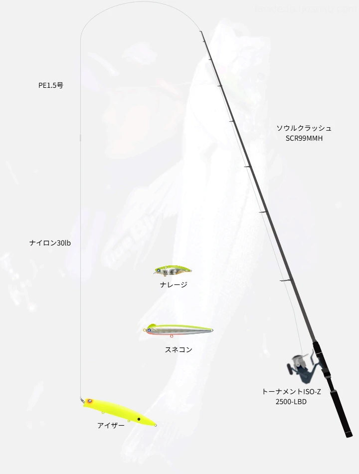 アイザー・スネコン・ナレージで攻略する落ち鮎パターン
