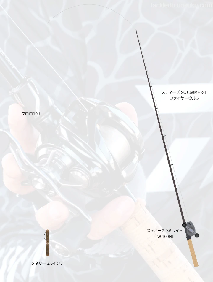 スティーズ SC C69M使用タックル！インプレ及び合うリールやルアー