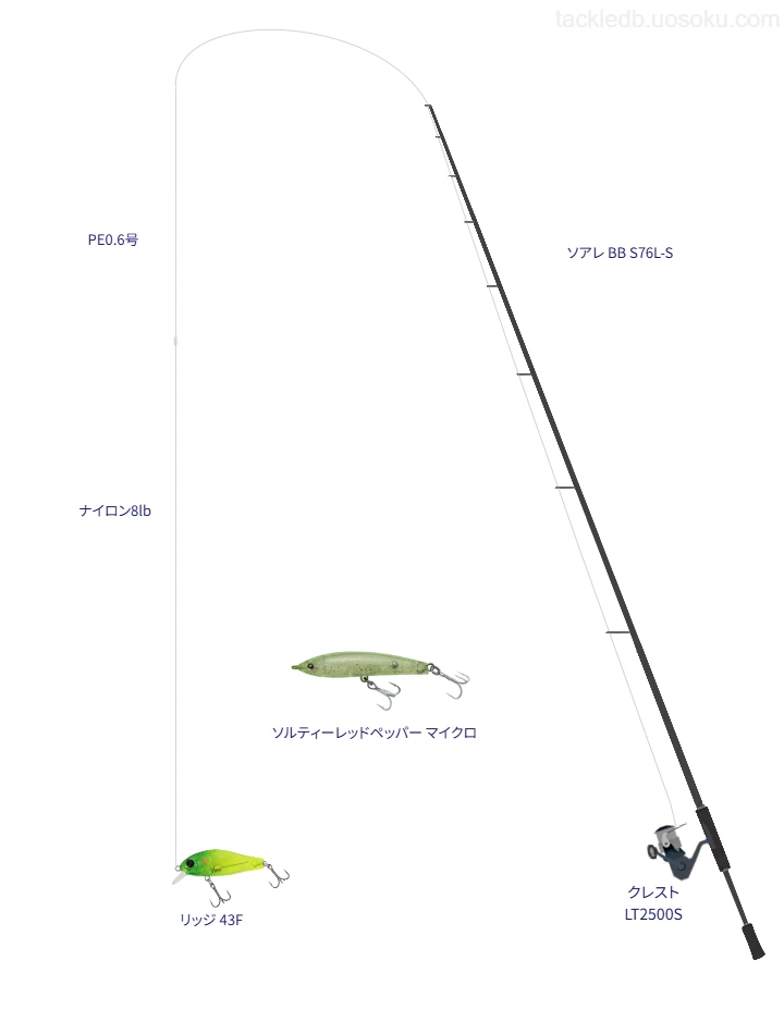 ソアレ BB使用タックル！インプレ及び合うリールやルアーについて | 魚 