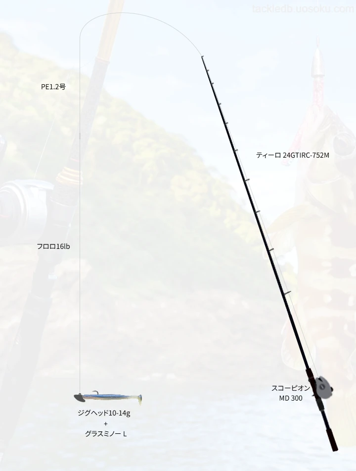 根魚との対峙のおけるティーロ GTIRC-752Mのインプレッション