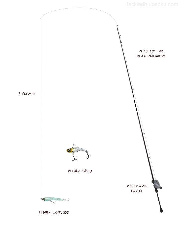 【兜千畳敷】ベイライナーMK BL-C812ML/AKBMの仮想使用におけるインプレッション