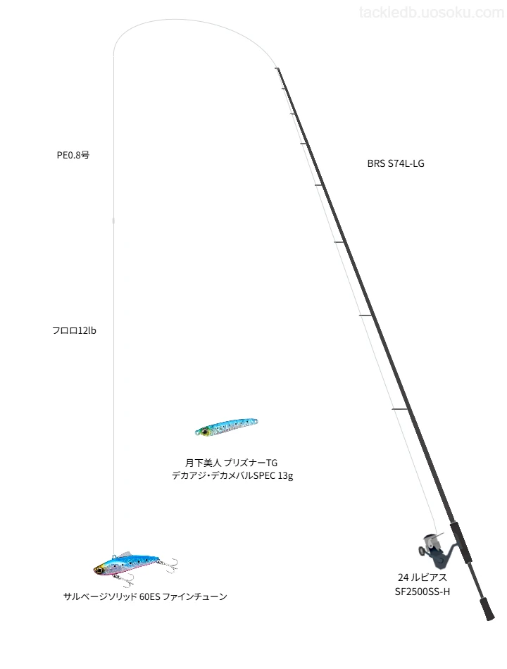 BRS使用タックル！インプレ及び合うリールやルアーについて | 魚速