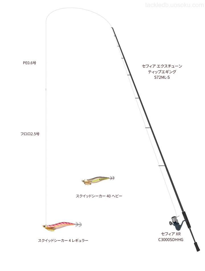 プロトラストシーバスタックル・エギングタックル セフィア使用タックル！インプレ及び合うロッドやラインについて | 魚