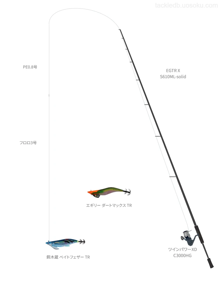 EGTR X S610ML-solidを使用した最強ボートエギングタックル【富山湾】