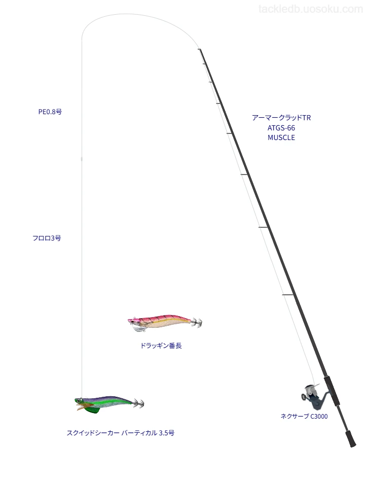アーマークラッドTR ATGS-66 MUSCLEとネクサーブ C3000の調和による