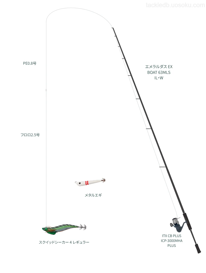 プロトラストシーバスタックル・エギングタックル タックル紹介 | 東京湾シーバスガイド＆チャーターボート｜なぶら FISHING