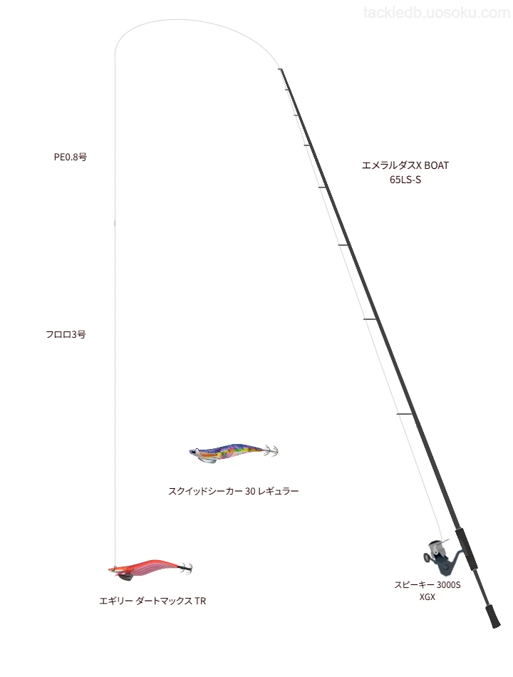 【鳥取沖】FISHLEAGUEのエギリー ダートマックス TRの仮想使用におけるインプレッション