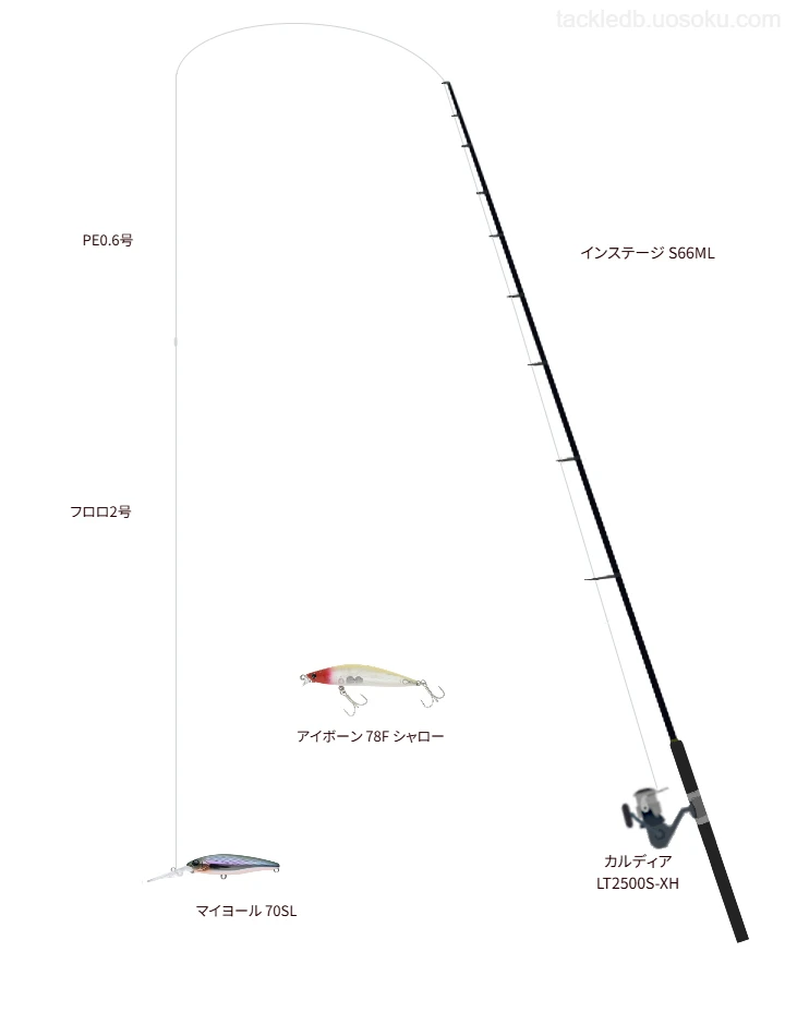 インステージ S66MLとマイヨール 70SLによる最強ボートシーバスタックル【大阪湾】