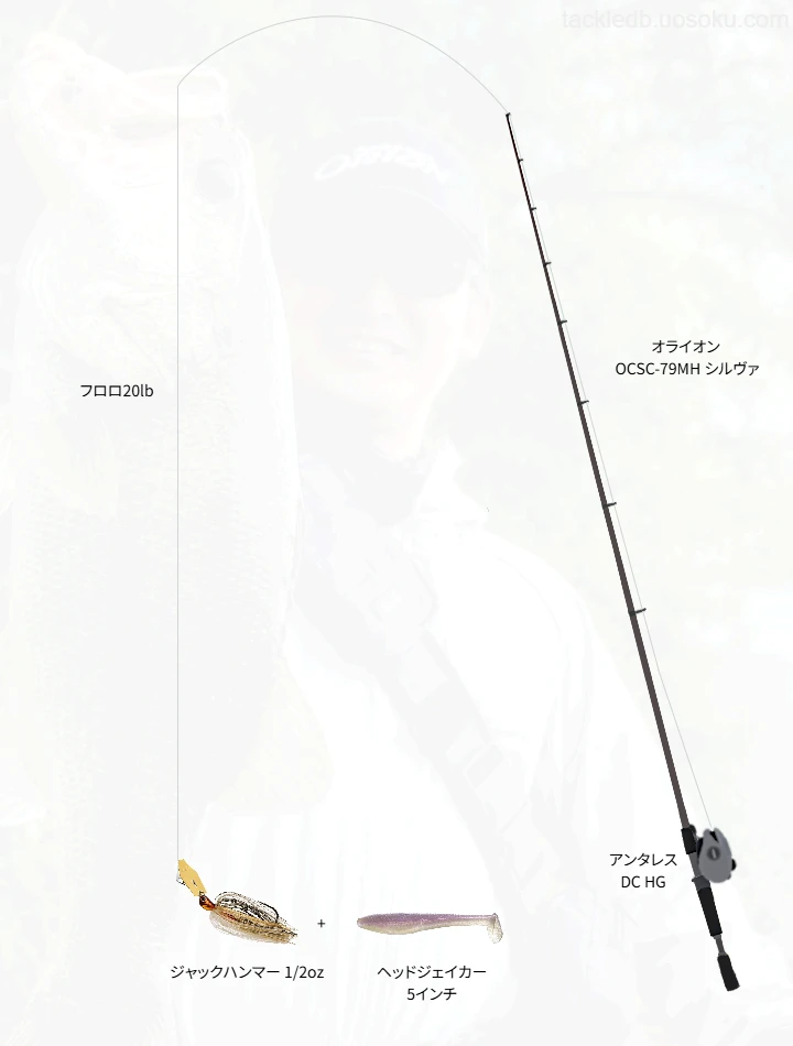 バス釣りに関するタックル、仕掛け図解