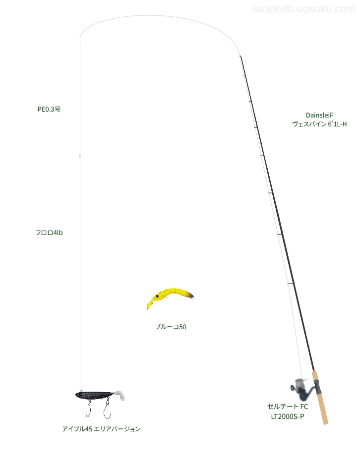 【磐梯フィッシングロッジ】DainsleiF ヴェスパイン 6’1L-Hとミノーによるタックル【Vインプレ】