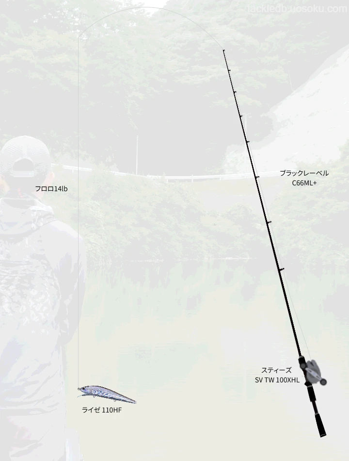 バス釣りに関するタックル、仕掛け図解