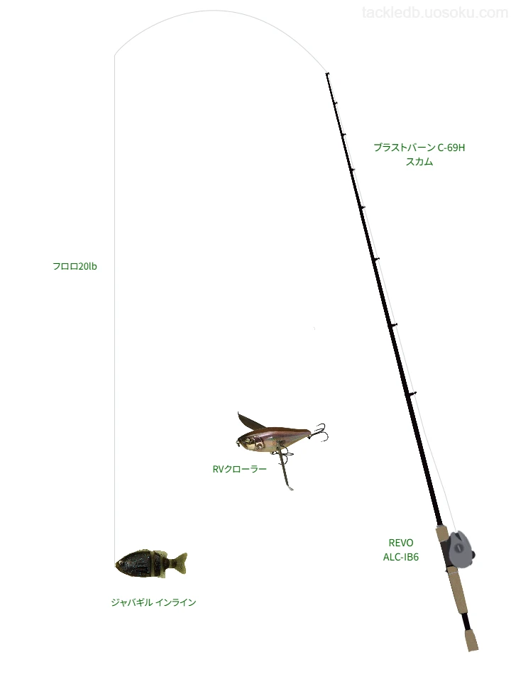 バス釣りに関するタックル、仕掛け図解