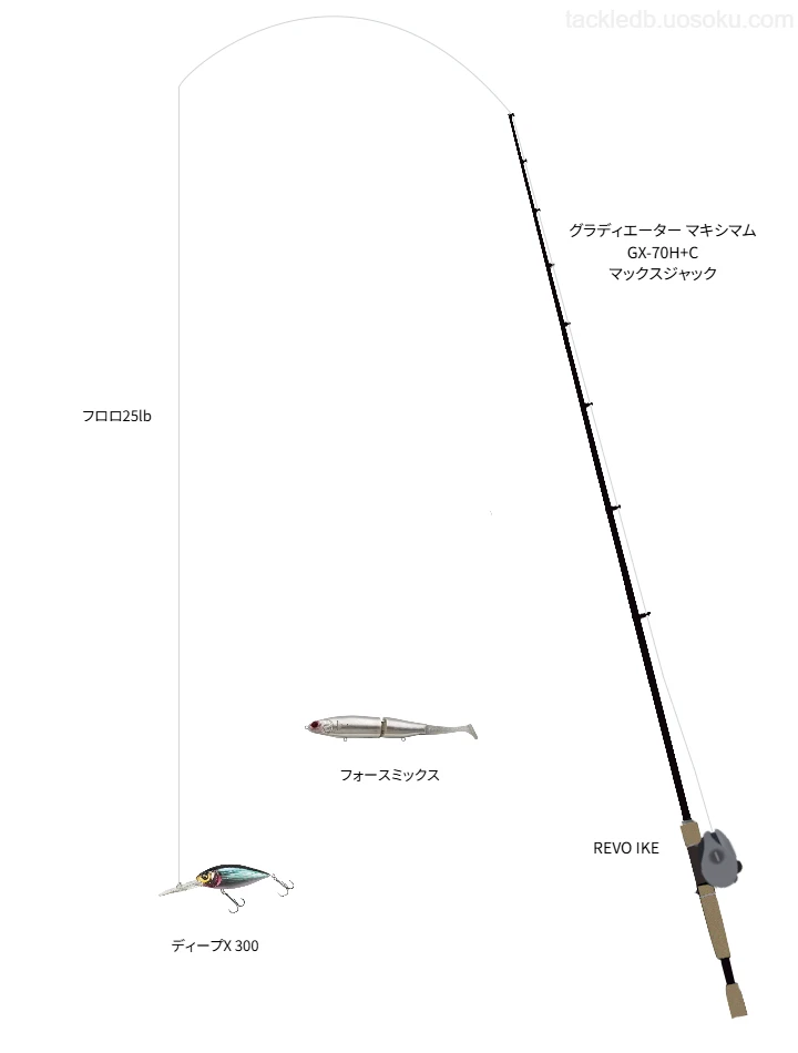 【二川ダム】ディープX 300を使いこなすタックル【仮想インプレ】