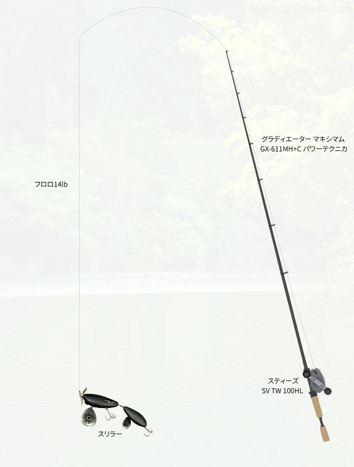 バス釣りに関するタックル、仕掛け図解