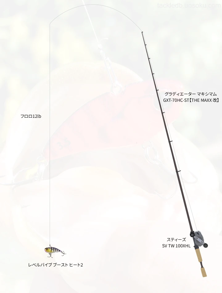 バス釣りに関するタックル、仕掛け図解
