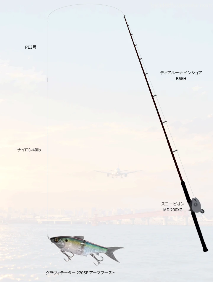 バス釣りに関するタックル、仕掛け図解