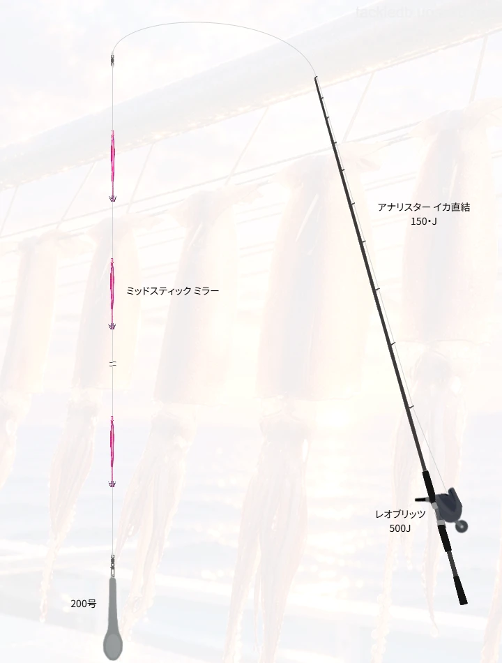 相模湾スルメイカ釣りにおけるレオブリッツ500Jのインプレッション